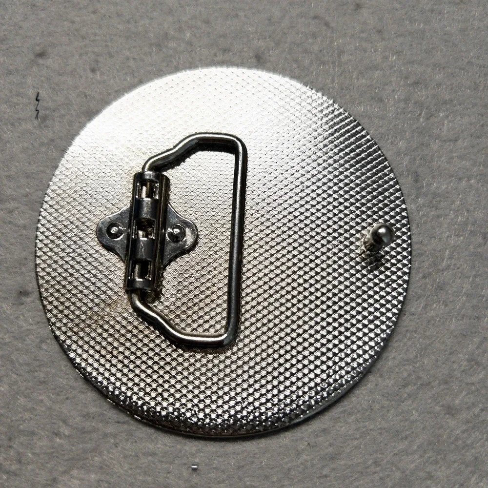 Men's Belt Buckle Novelty Deadpool Superhero Badge Logo‎